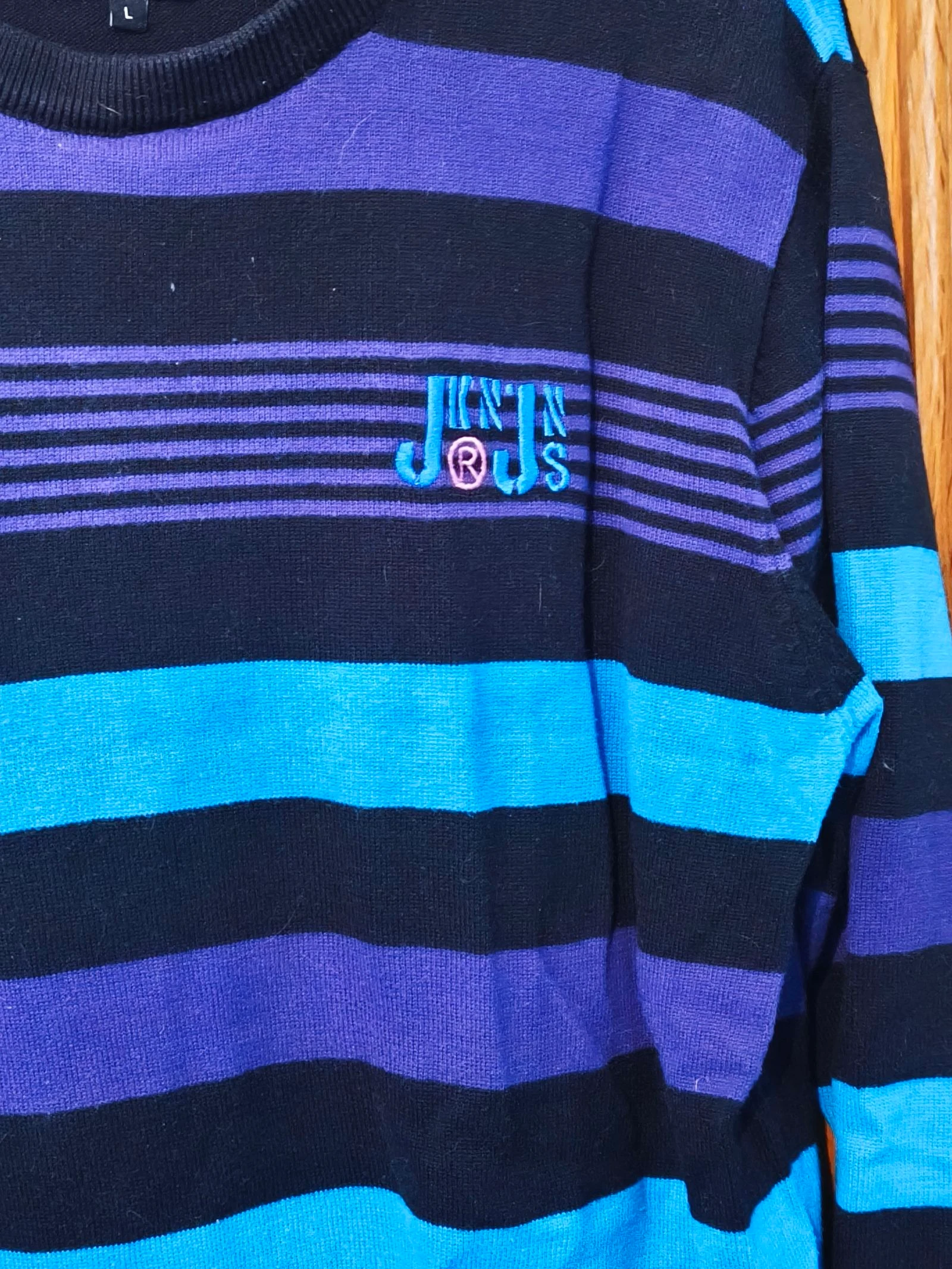 Jersey Jack & Jones Rayas Azul Negro Talla L – photo 5